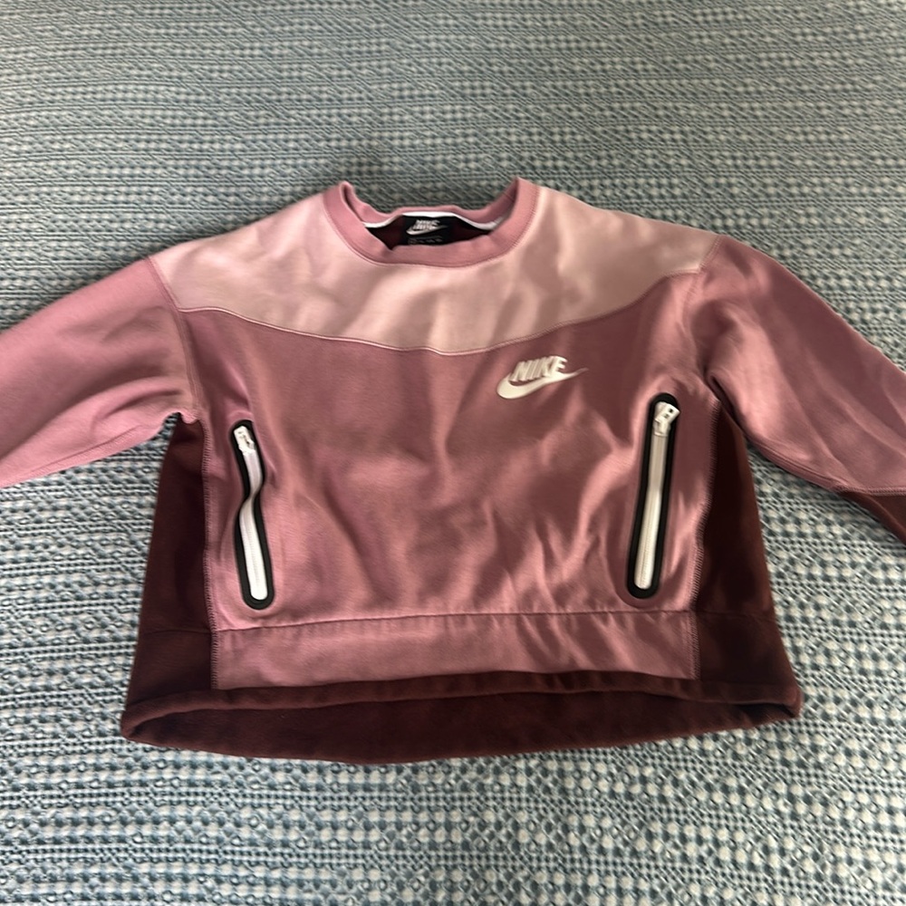 Nike Cropped Sweatshirt; Size XS; Worn twice, great condition; Color: Purple